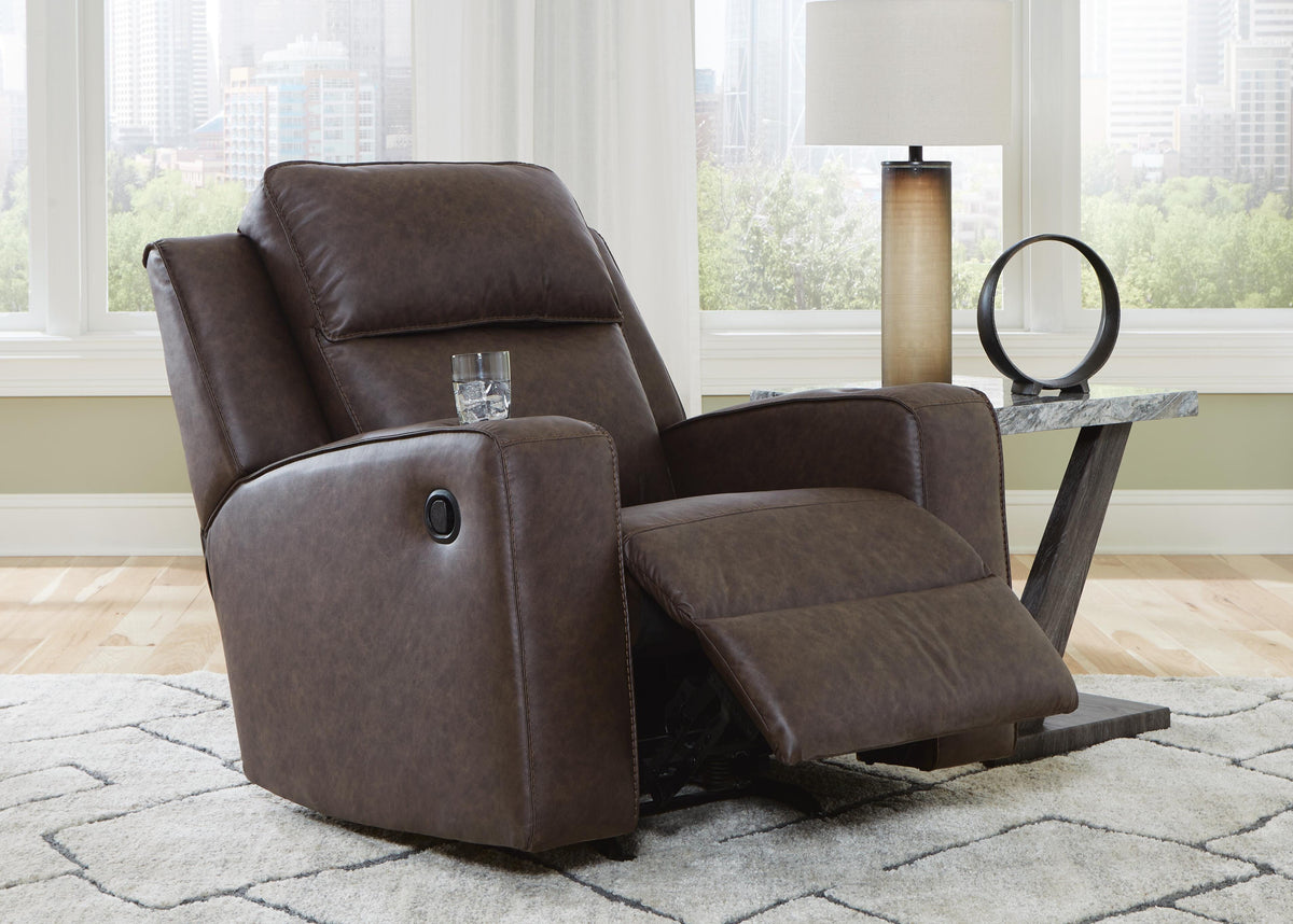 Holloway Recliner in Umber