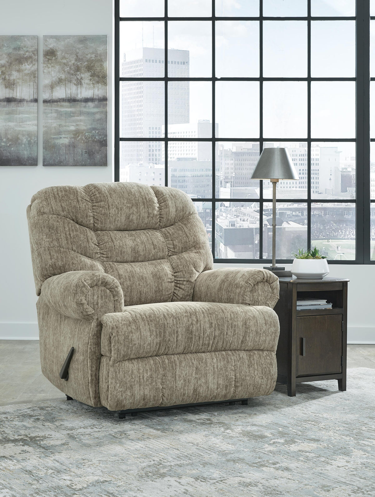 Camberwell Recliner in Taupe