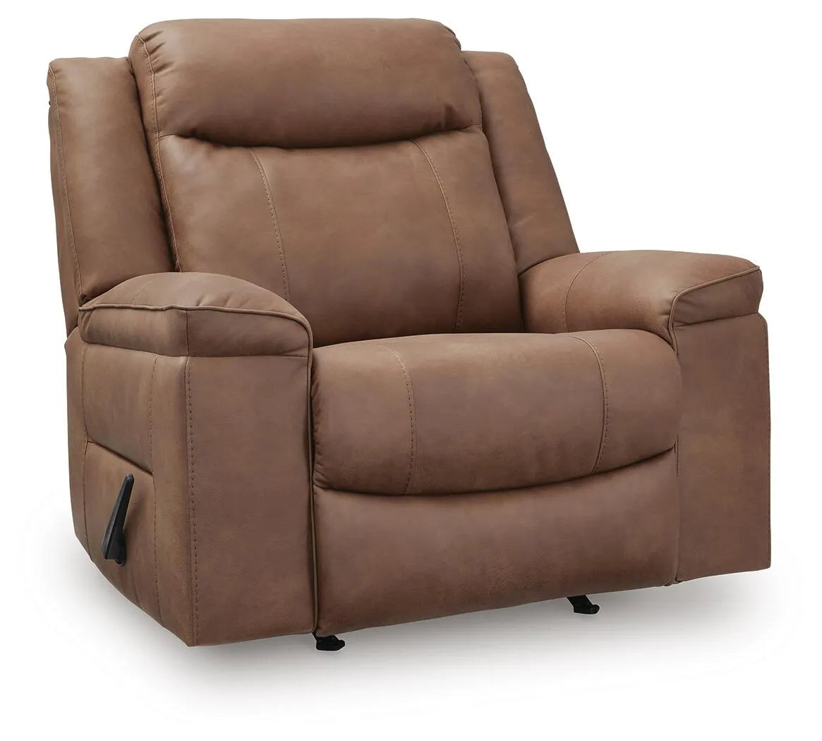 Orbit Bay Recliner in Caramel