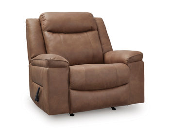 Orbit Bay Recliner in Caramel