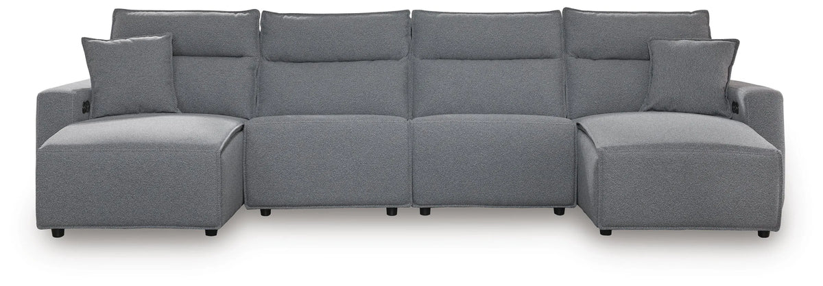 Kade 4-Piece Power Reclining Sectional with Chaise