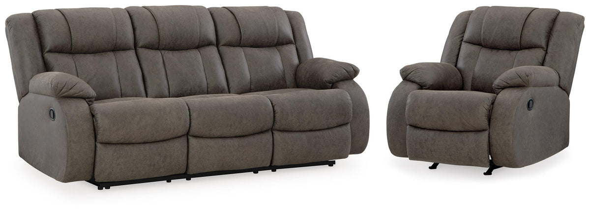 Steelcroft Reclining Sofa and Recliner