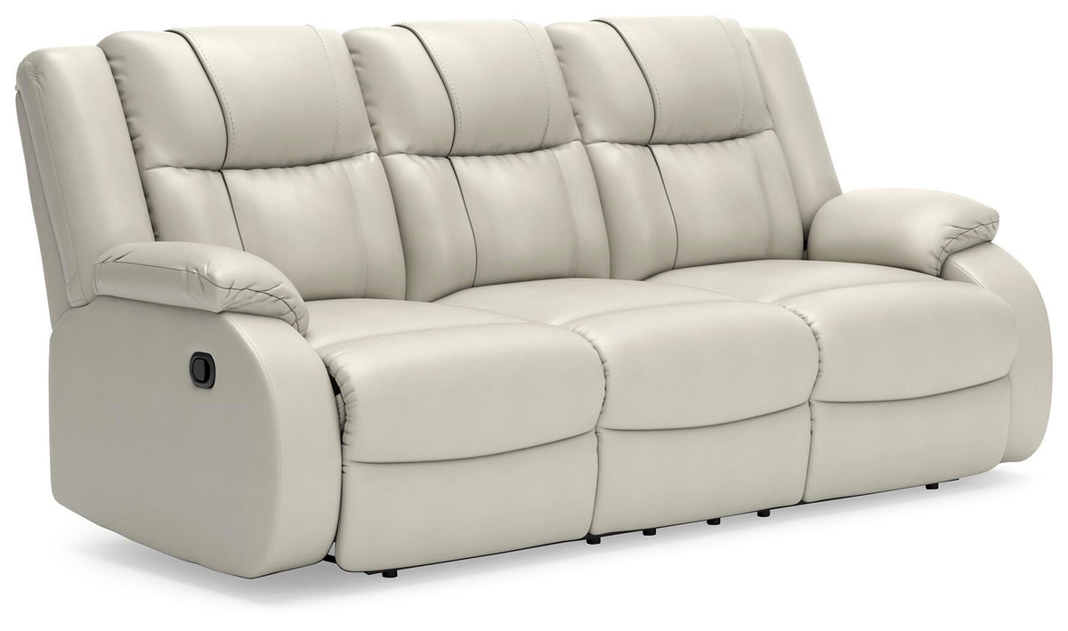 Steelcroft Reclining Sofa in Alloy