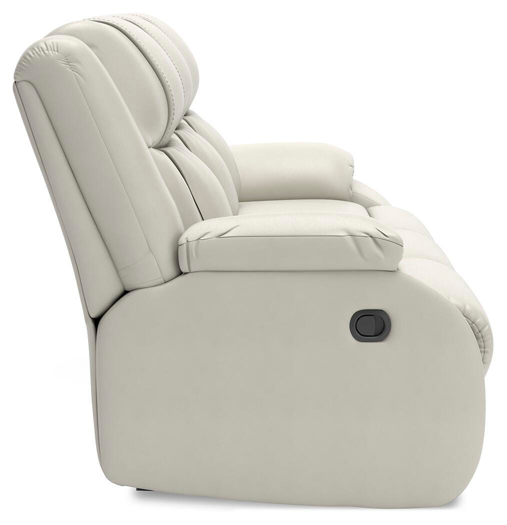 Steelcroft Reclining Sofa in Alloy