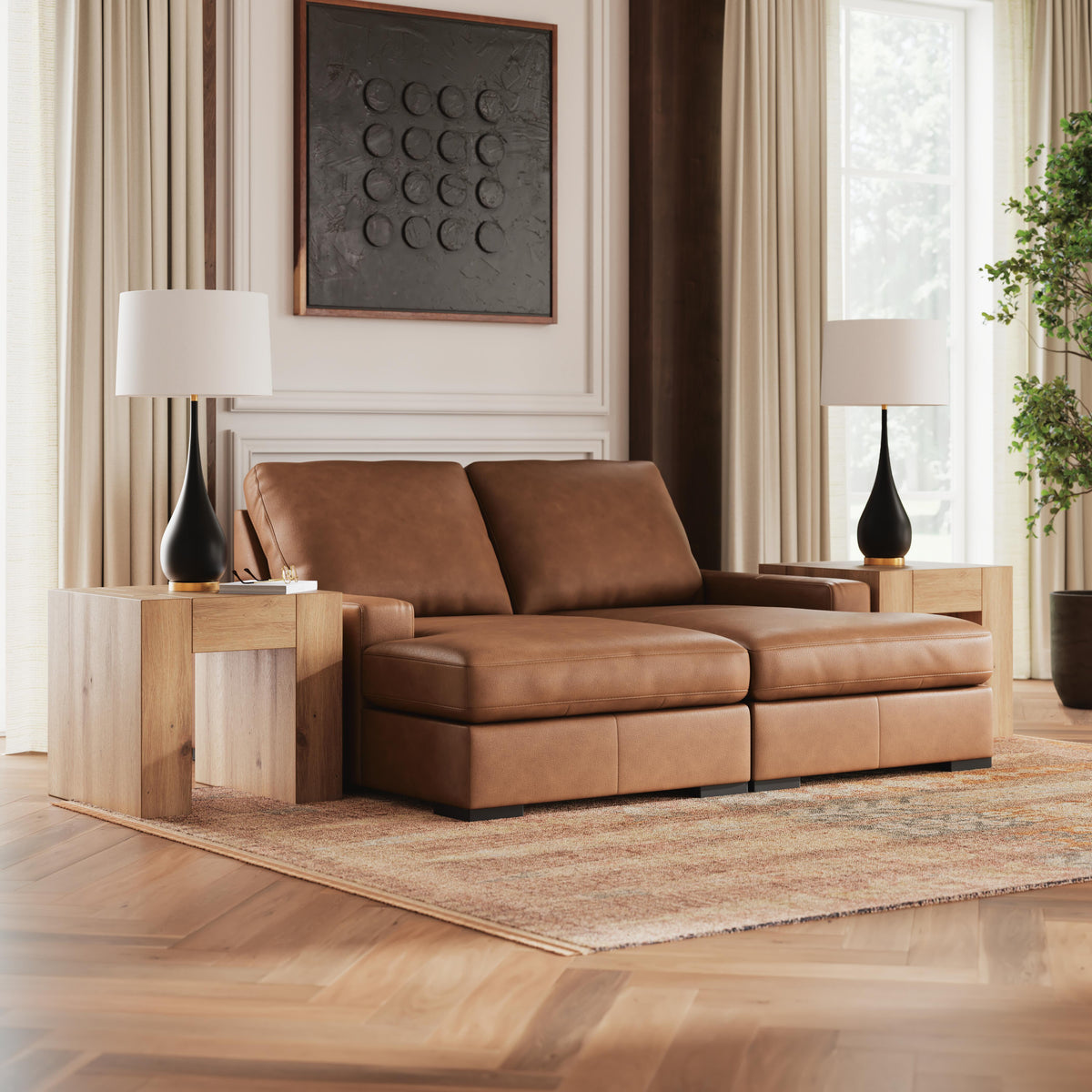 Auvelle Super Chaise in Caramel