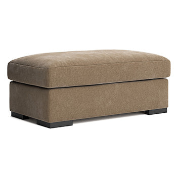 Auvelle Ottoman in Sable