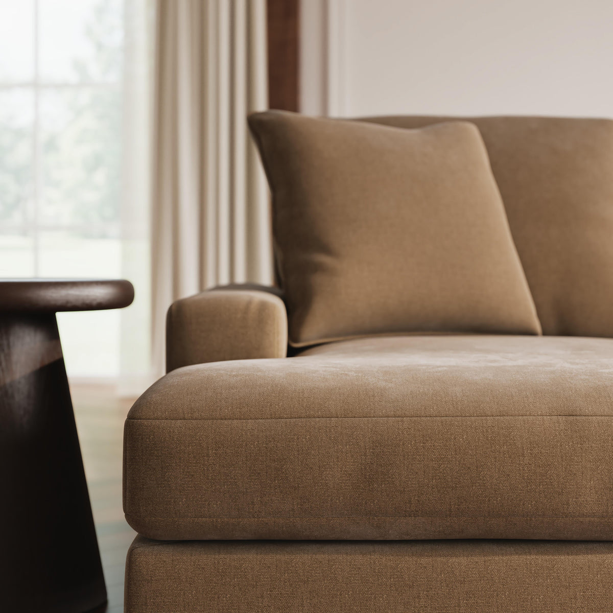Auvelle 5-Piece Sectional with Chaise in Sable