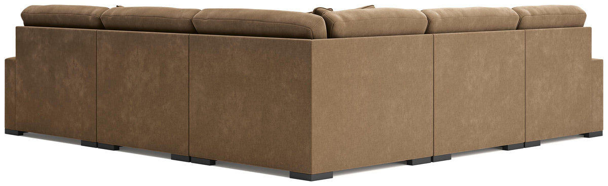 Auvelle 5-Piece Sectional with Chaise in Sable