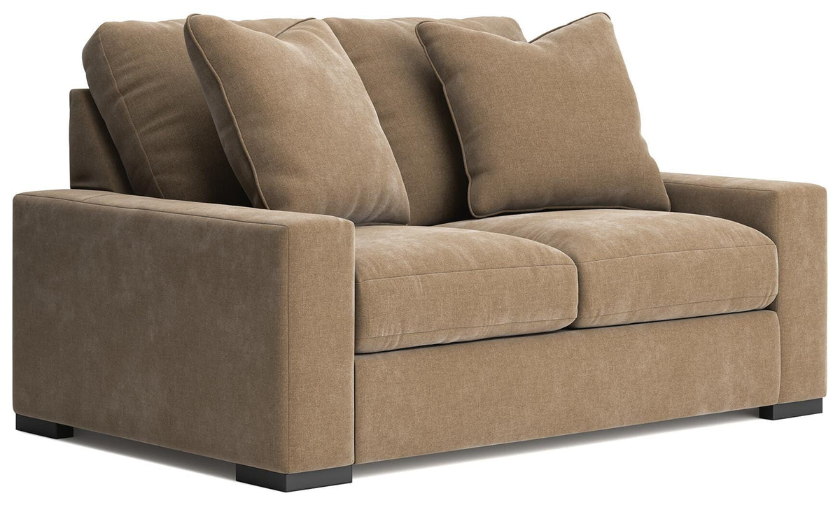 Auvelle Loveseat in Sable