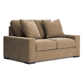 Auvelle Loveseat in Sable