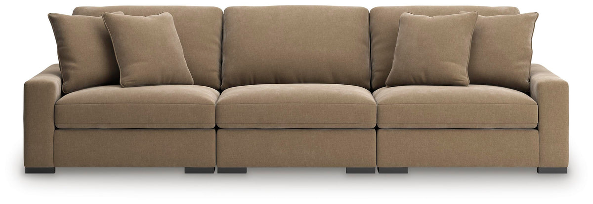 Auvelle 3-Piece Sectional Sofa in Sable