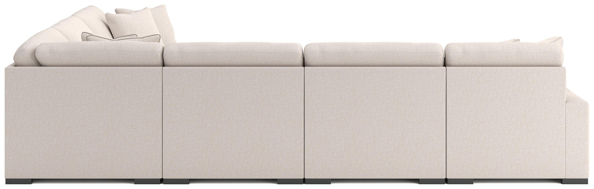Auvelle 6-Piece Sectional with Chaise in Oyster II