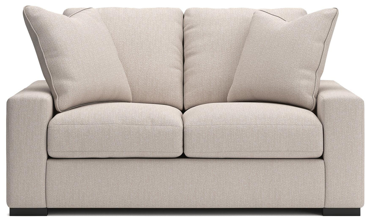 Auvelle Loveseat in Oyster