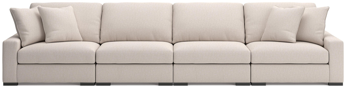 Auvelle 4-Piece Sectional Sofa in Oyster