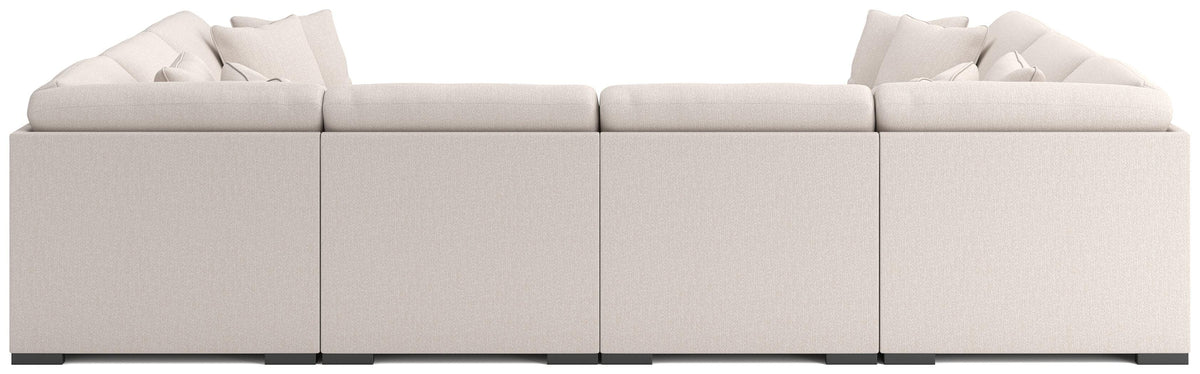 Auvelle 8-Piece Sectional in Oyster
