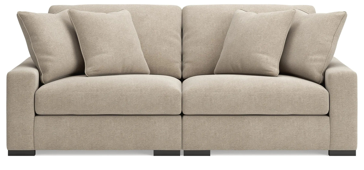 Auvelle 2-Piece Sectional Sofa in Oatmeal