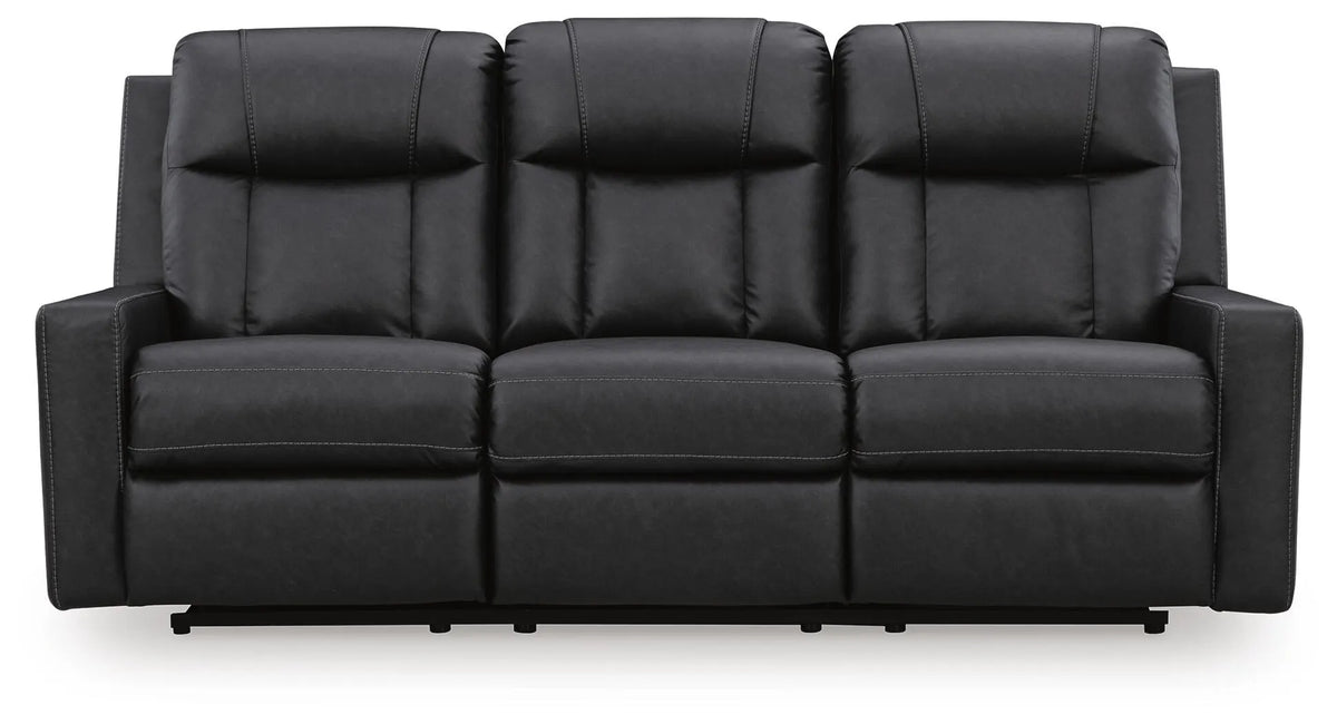 Draymoor Reclining Sofa in Carbon