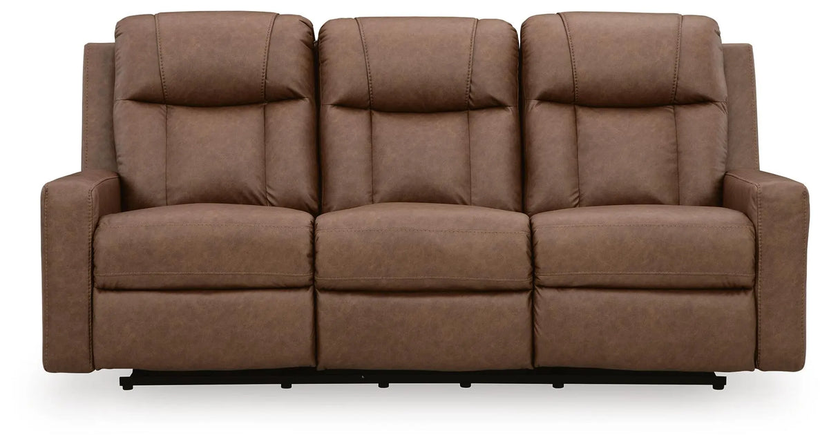 Draymoor Reclining Sofa in Caramel
