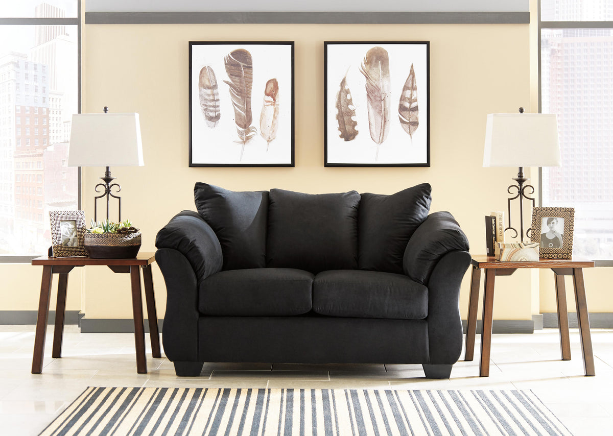 Calder Loveseat in Black