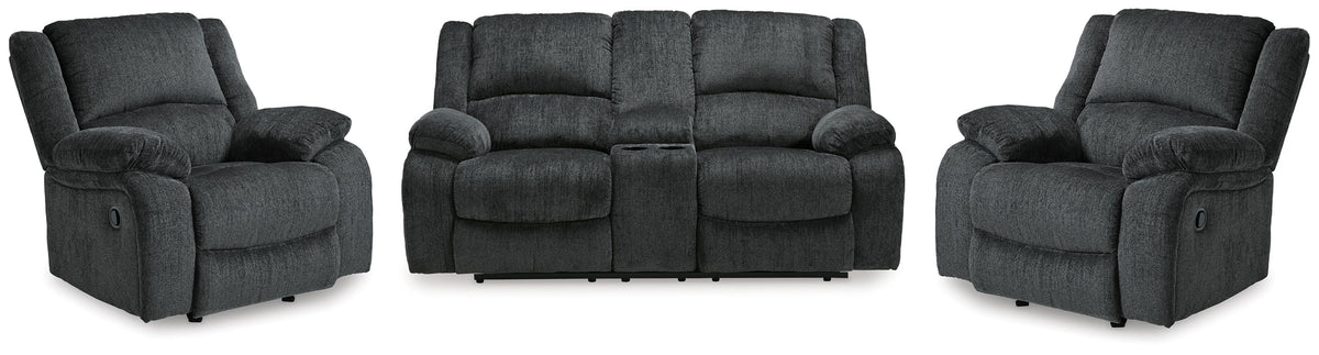 Vantor Reclining Loveseat and 2 Recliners