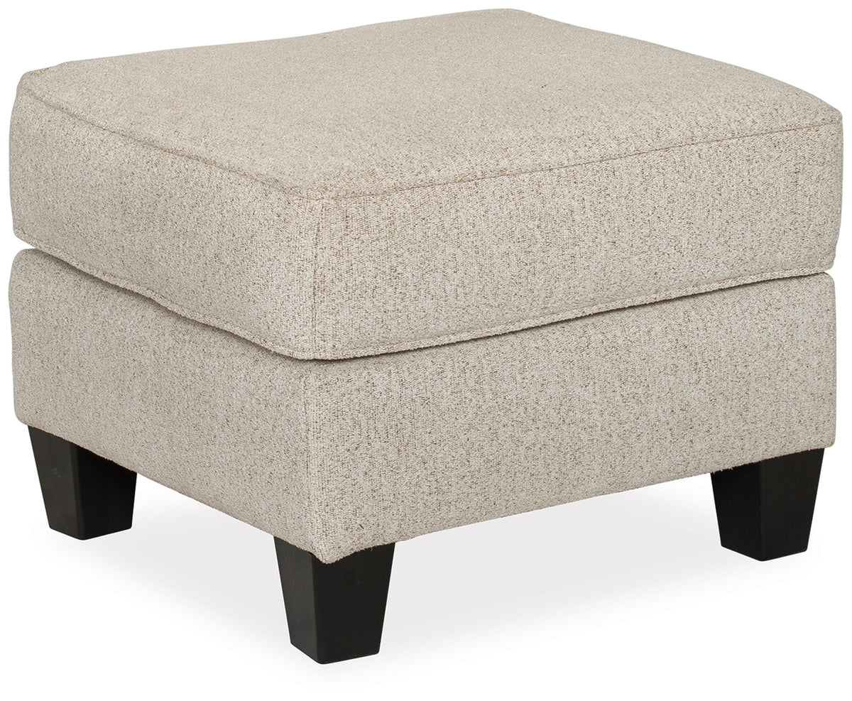 Nambucca Vale Ottoman in Stone