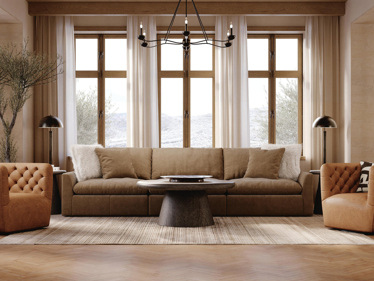 Belmoure 3-Piece Sectional Sofa in Sable