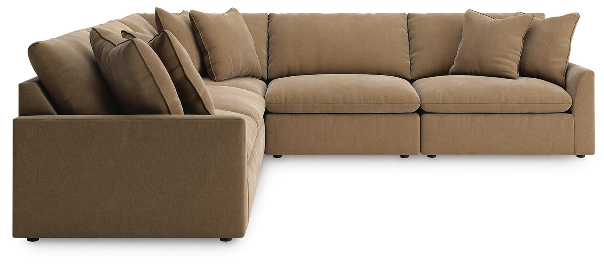 Belmoure 5-Piece Sectional in Sable
