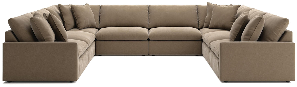 Belmoure 8-Piece Sectional in Sable