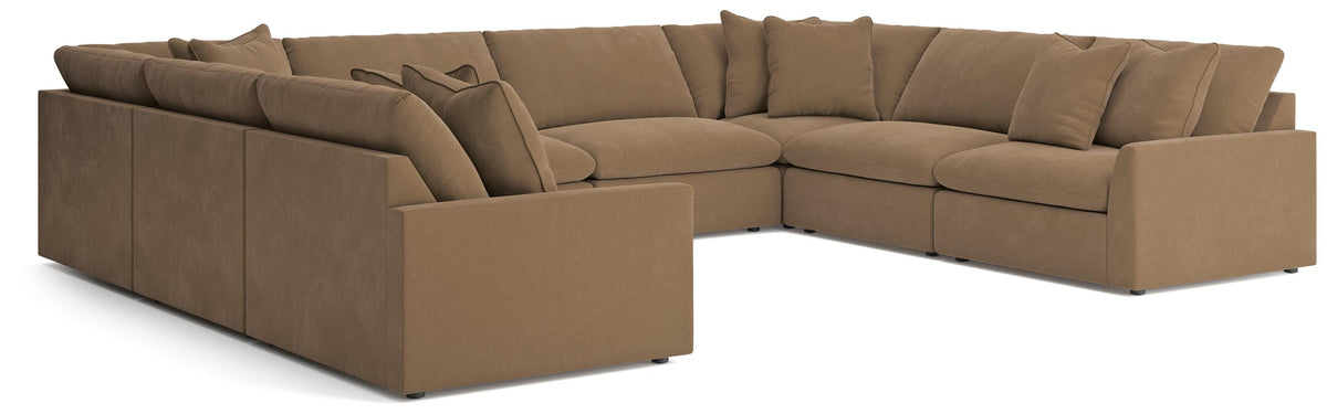 Belmoure 8-Piece Sectional in Sable