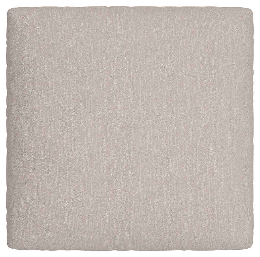 Belmoure Oversized Accent Ottoman in Oyster