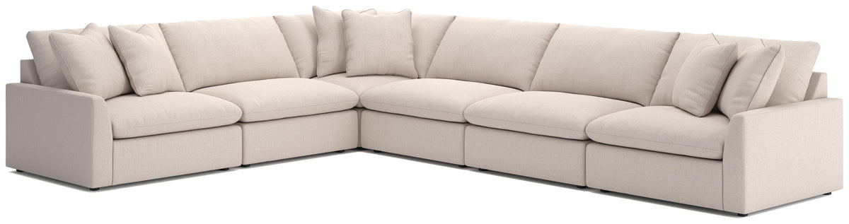 Belmoure 6-Piece Sectional in Oyster II