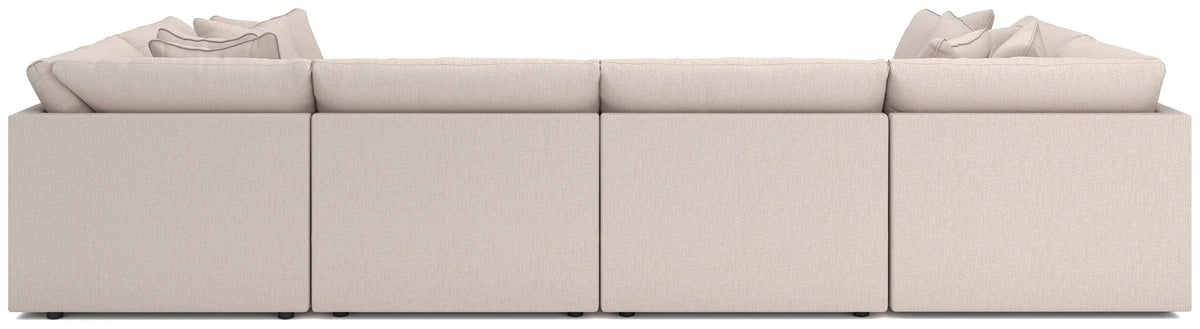 Belmoure 6-Piece Sectional in Oyster