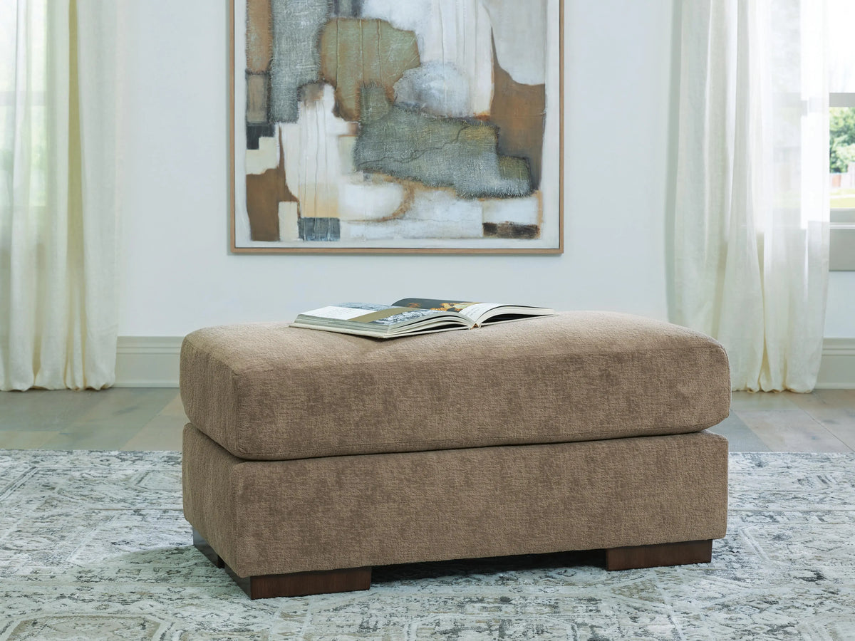 Oakbridge Ottoman in Pecan