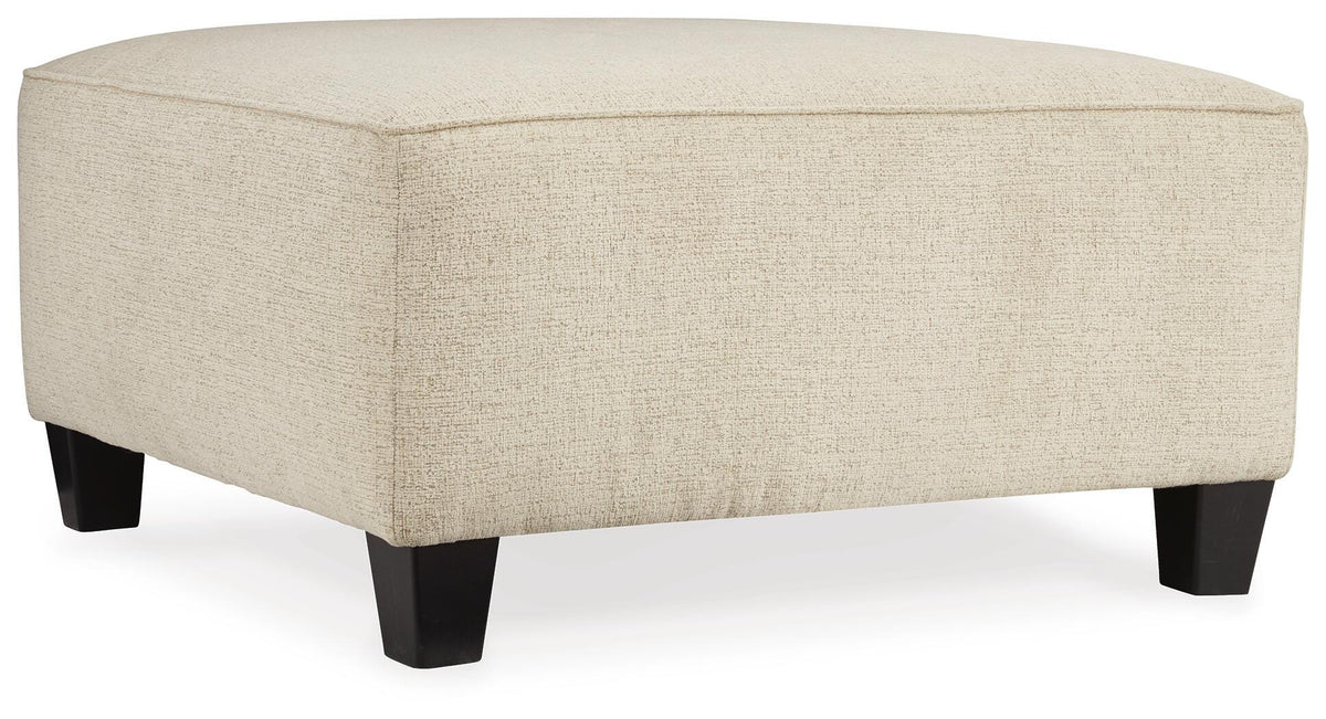 Yamba Oversized Accent Ottoman in Natural