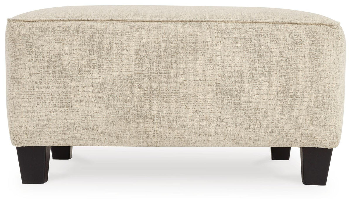 Yamba Oversized Accent Ottoman in Natural