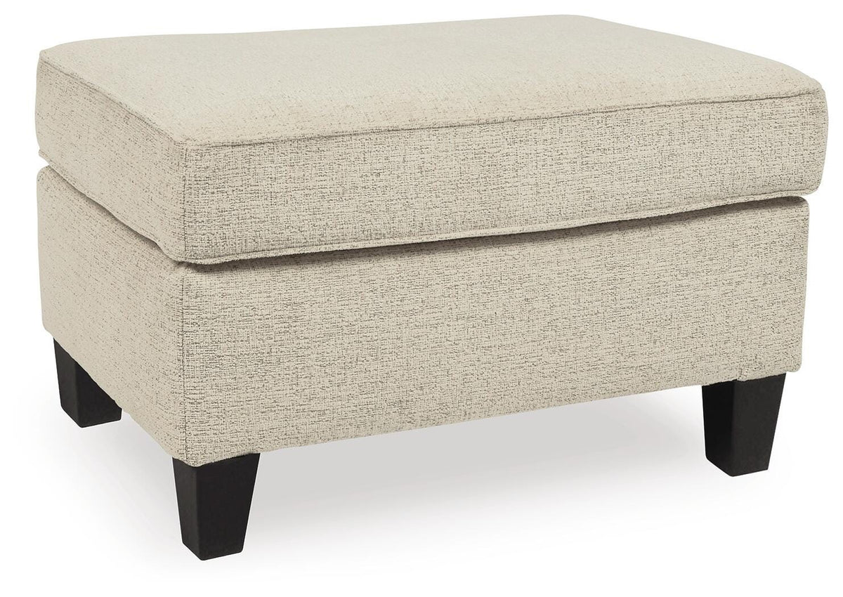 Yamba Chair and Ottoman in Natural