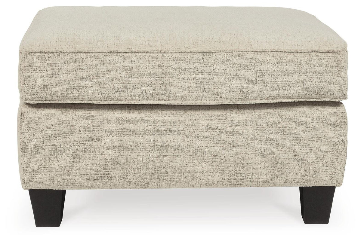Yamba Chair and Ottoman in Natural
