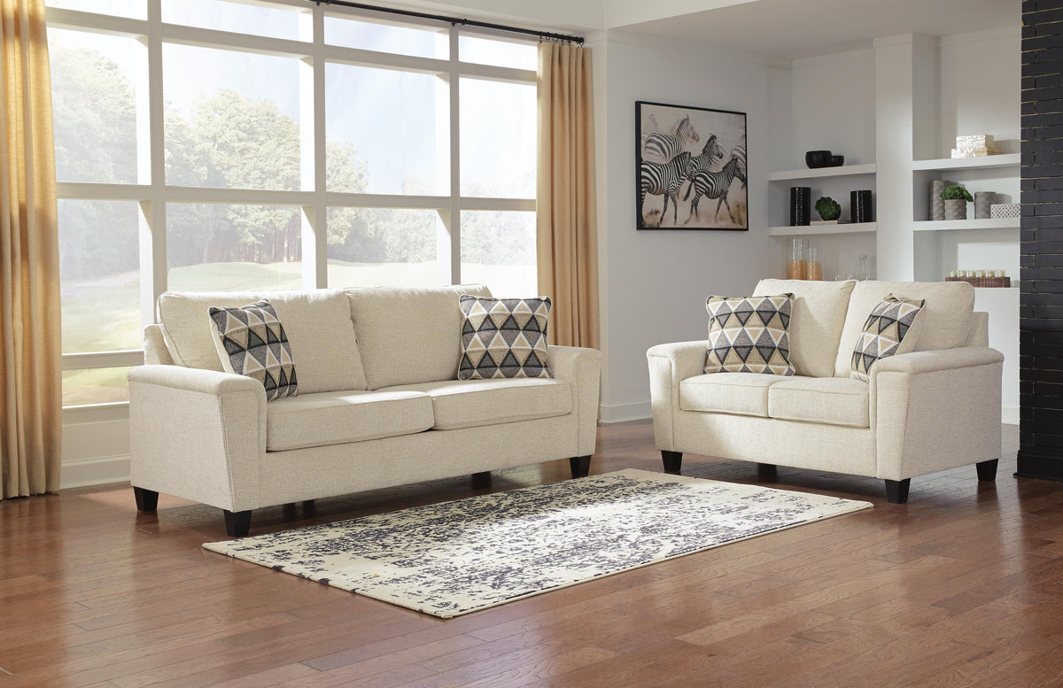 Yamba Sofa and Loveseat in Natural
