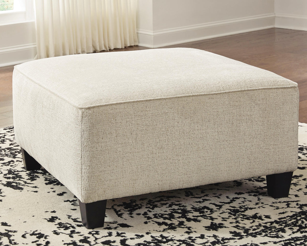 Yamba Oversized Accent Ottoman in Natural