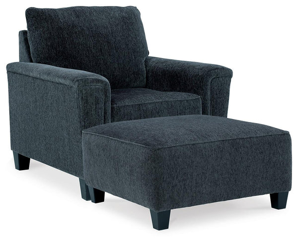 Abinger Chair and Oversized Ottoman