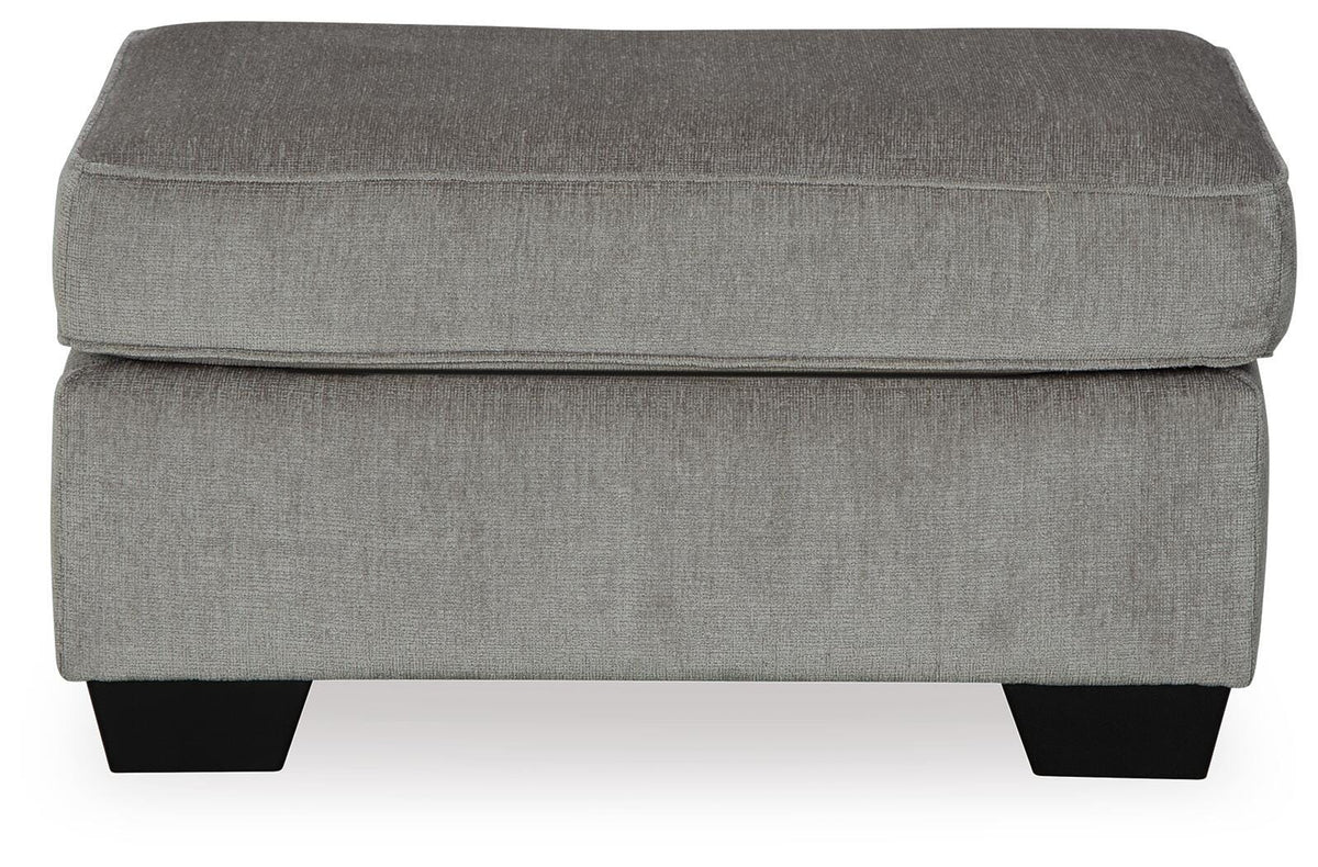 Rylo Ottoman in Alloy