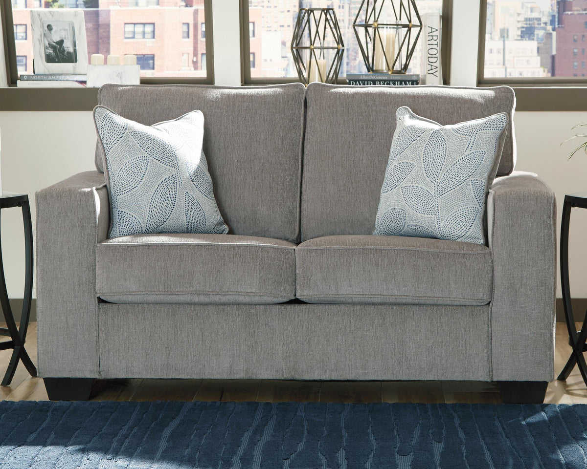 Rylo Loveseat in Alloy