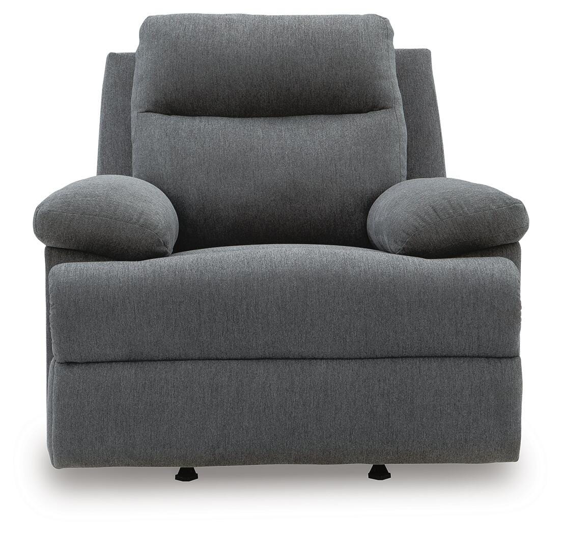 Verrin Recliner in Charcoal