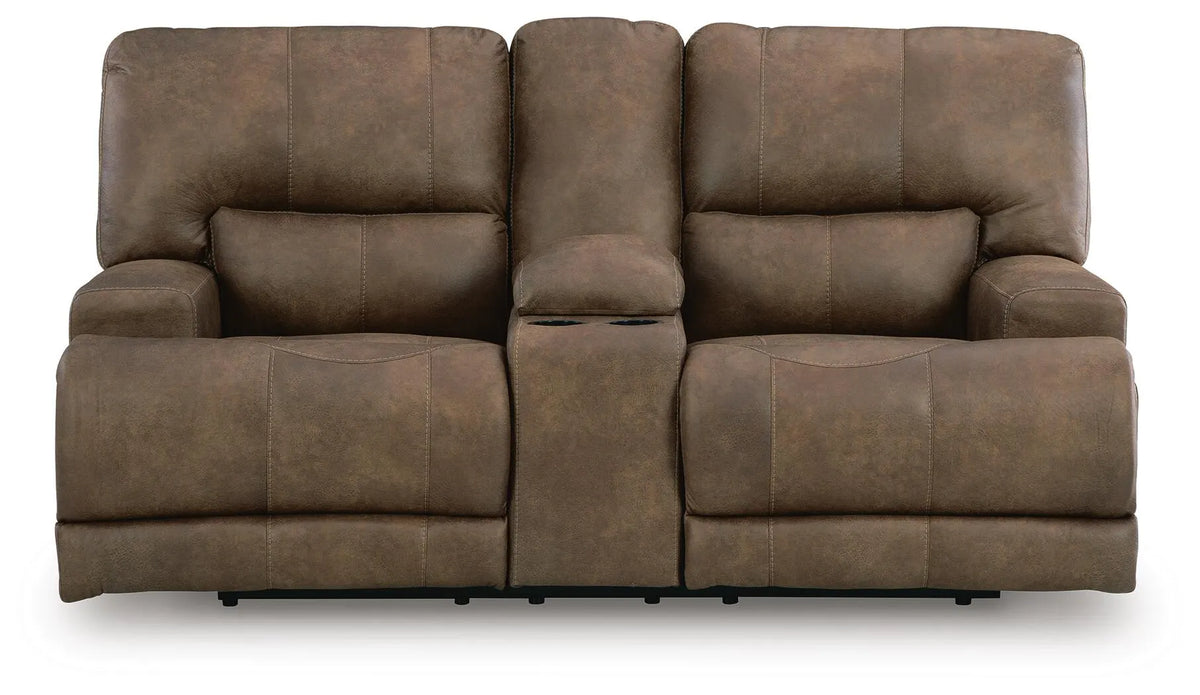 Cobden Bay Power Reclining Loveseat with Console
