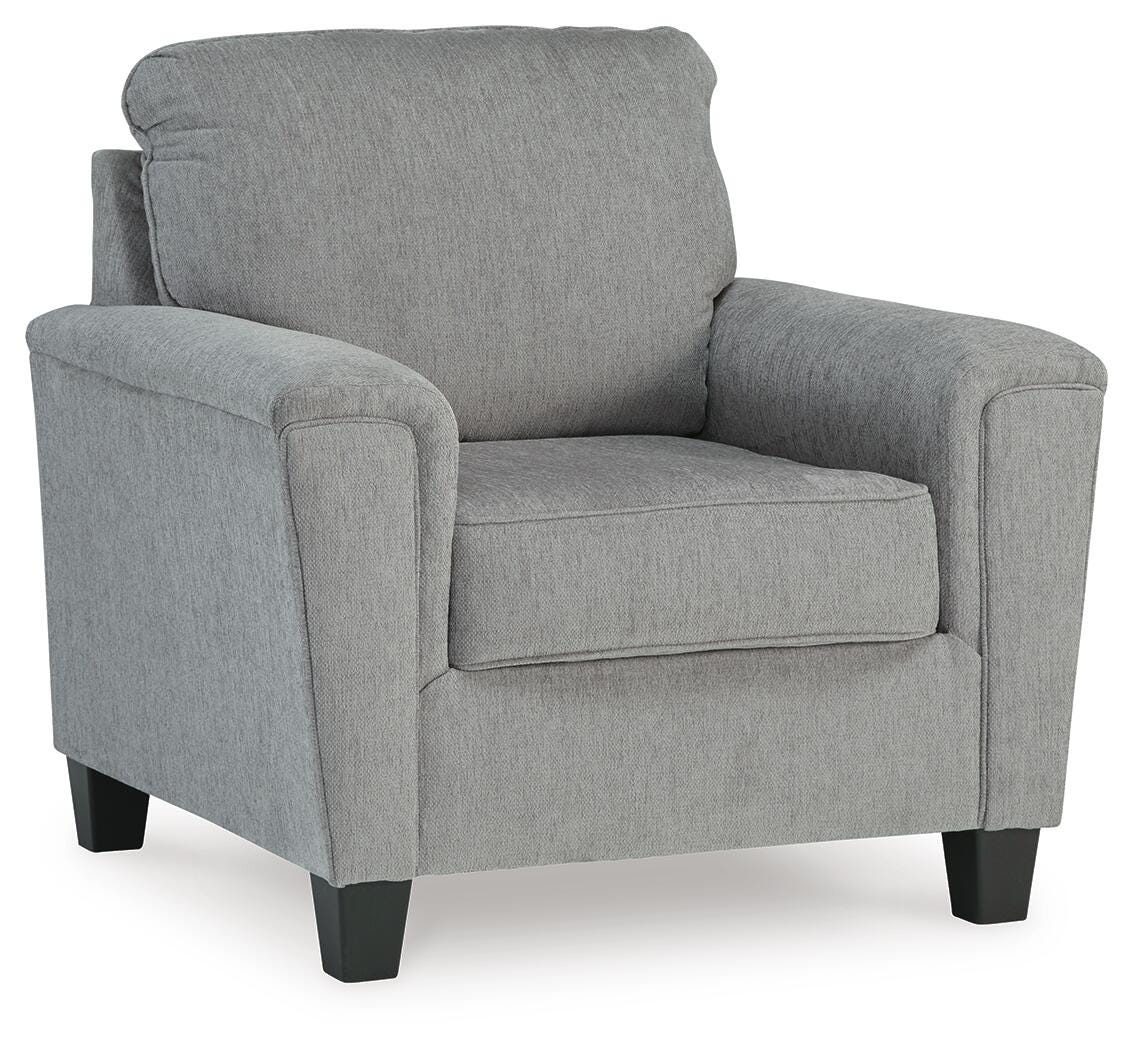 Wrenley Sofa with Loveseat and Chair and Ottoman