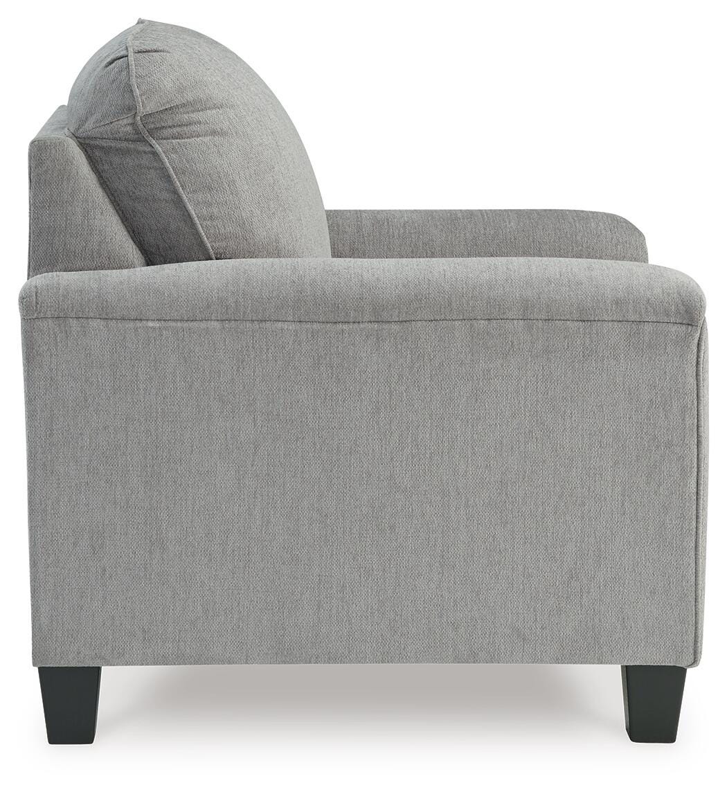 Wrenley Sofa with Loveseat and Chair and Ottoman