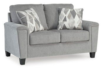 Wrenley Loveseat in Steel