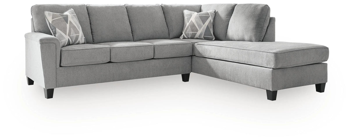 Wrenley 2-Piece Sectional with Chaise in Steel II