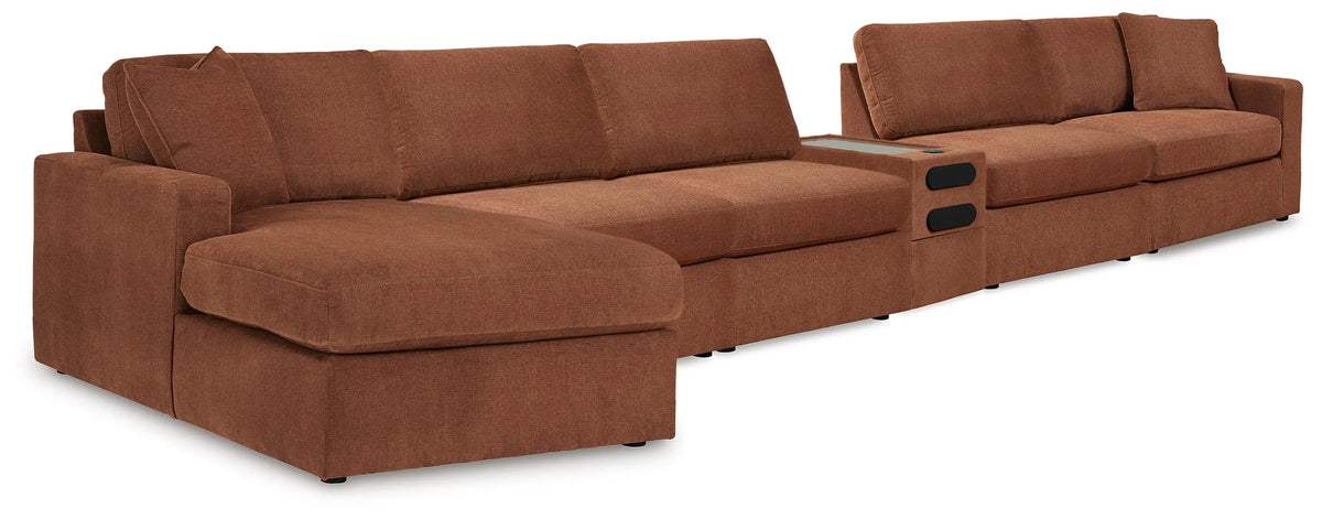 Marlow 6-Piece Sectional in Spice VIII