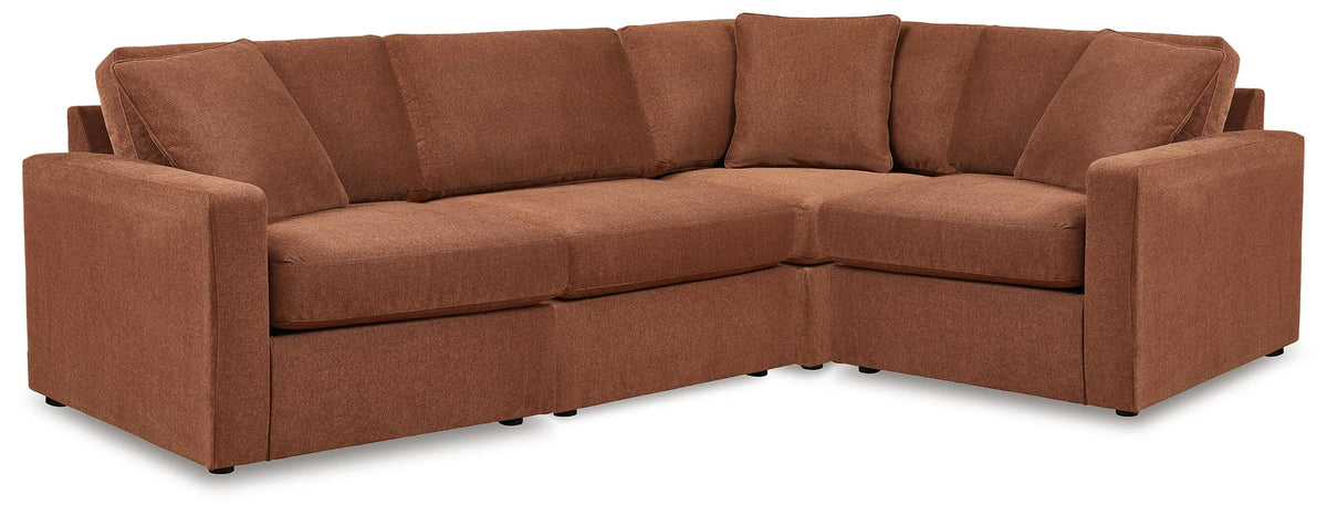Marlow 4-Piece Sectional in Spice V